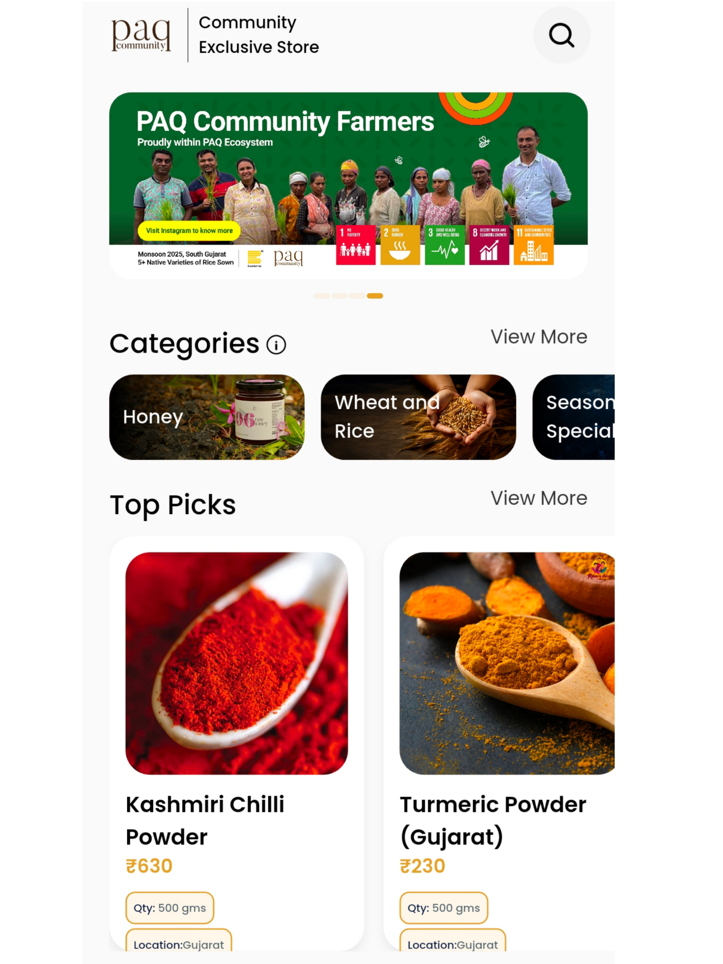 Access to PAQ Community Products